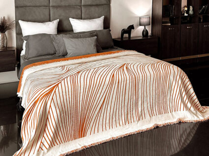 Покрывало Primavelle Tangle терракотовое 751