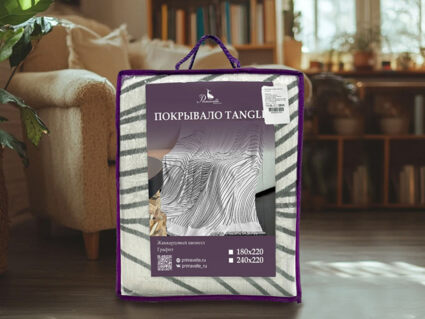Покрывало Primavelle Tangle графит 751