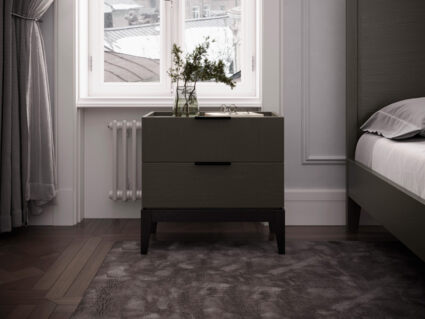 Тумба Rivi Goodman Серый графит/венге 1505